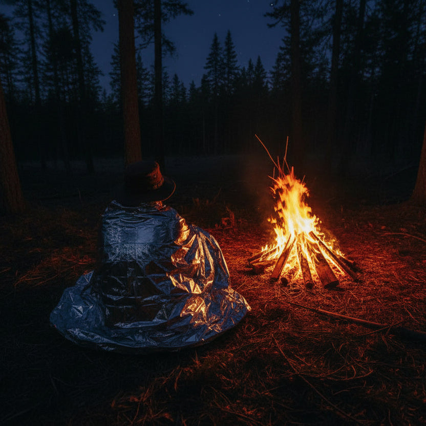 BaseTerrain DragonScale Emergency Thermal Blanket (4-Pack)